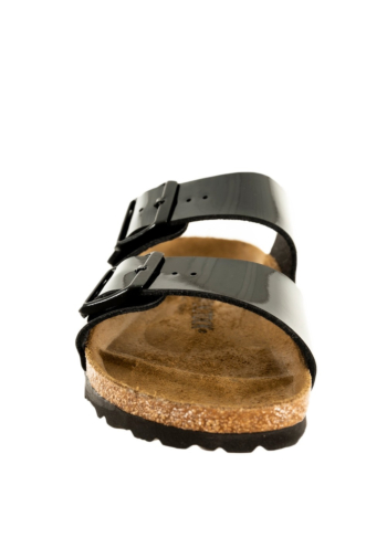 Sandales - nu-pieds birkenstock arizona narrow black patent