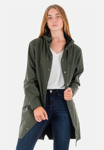 Blousons et vestes rains long jacket 03 green
