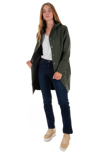 Blousons et vestes rains long jacket 03 green