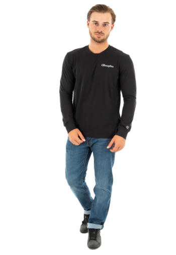 tee shirt manches longues champion 217868 noir