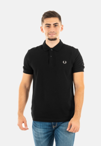 Polos fred perry plain 906 black/chrome