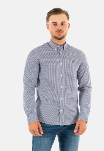 Chemise lacoste ch2932 522 blanc/marine