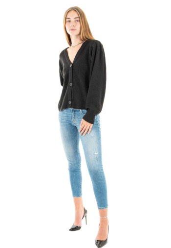 gilets cardigans ichi jordan 194008 black