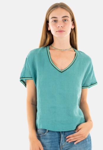 tee shirt le boudoir d'edouard be1155 menthe