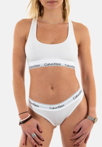 Culottes et strings calvin klein jeans bikini 100 white