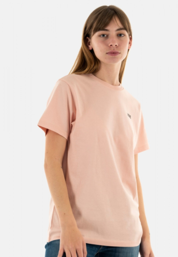 tee shirt vans left chest logo bql1 rose smoke