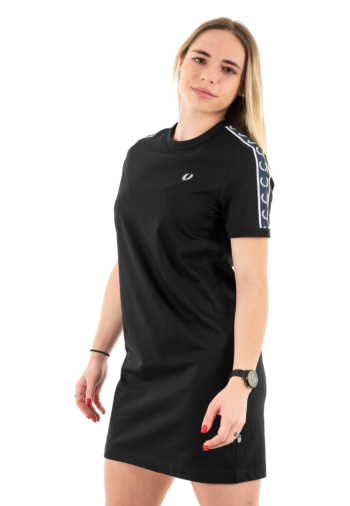 robe fred perry taped ringer 184 black