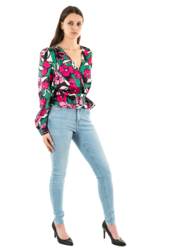 tee shirt manches longues morgan 231-onmi.f multico