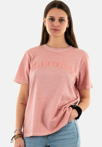 tee shirt superdry vintage cooper classic 52i blush