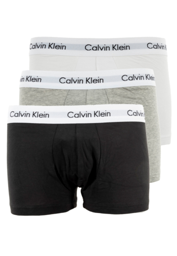 Calecons et slips calvin klein jeans 3p low rise trunk 998 black/white/grey heather