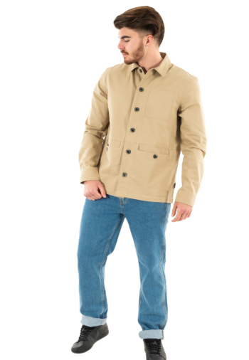 chemise barbour newport st17 washed stone