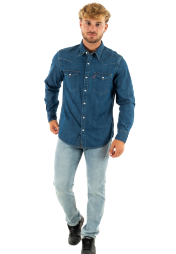 Chemise jeans levi's® barstow western 0041 lower haight