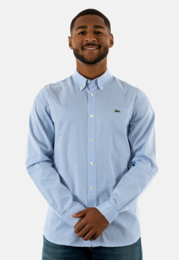 Chemise lacoste ch2936 f6z blanc/panorama