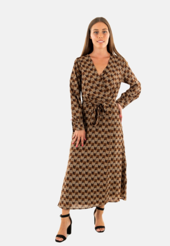 robe la petite etoile kamo marron