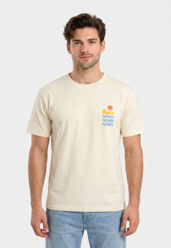Tee shirt natif new mèdes beige