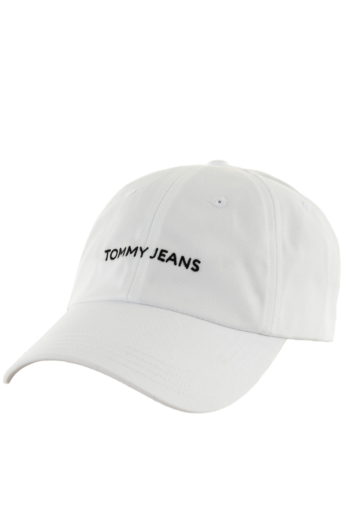 Casquettes tommy jeans linear logo ybr white