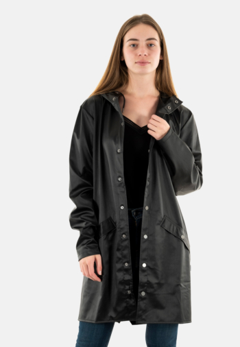 Blousons et vestes rains long jacket 84 black grain