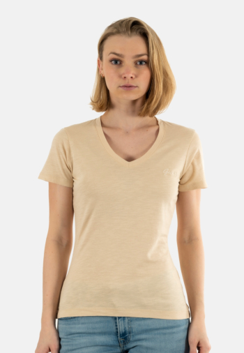 Tee shirt guess jeans vn slubby g1m5 pearl oyster