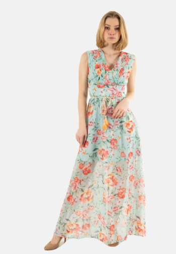 Robe guess jeans sl gildaong p7ng rose meadows print