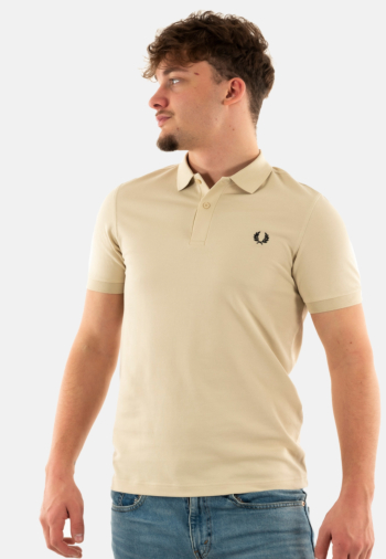 Polos fred perry plain t04 oatmeal / black