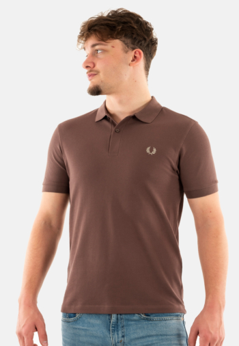 Polos fred perry plain u85 brick/warm grey