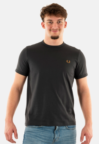 Tee shirt fred perry m3519 v07 anchgrey/dkcaram
