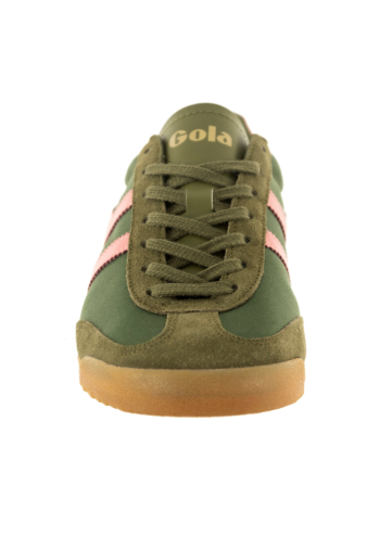 Baskets basses gola tornado military nu green/coral pink