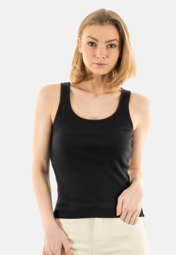 Debardeurs levi's® essential rib tank 0000 caviar