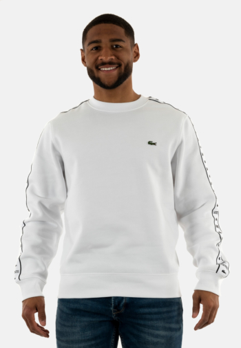 Sweat lacoste sh7492 001 blanc