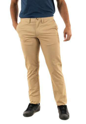 Pantalons superdry slim tapered stretch chino 5ye shaker beige