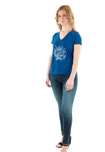 Tee shirt sun valley paceco 6309 bleu roi