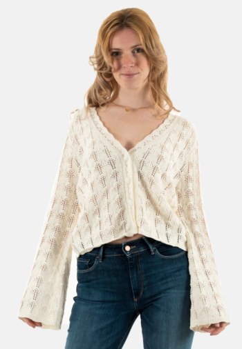 Gilets cardigans grace & mila maeva_12430 ecru