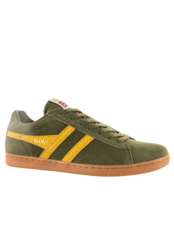 Baskets basses gola equipe khaki/sun/gum