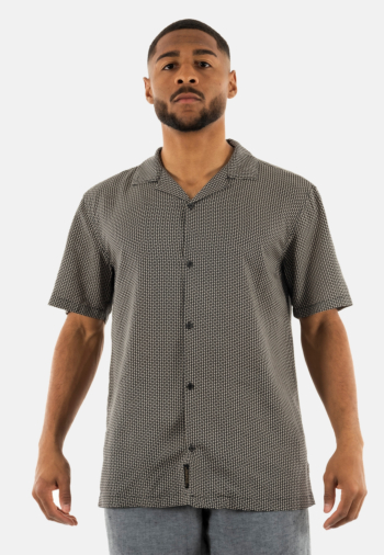 Chemise manches courtes superdry short sleeve revere 70s 2hg lucy mono print
