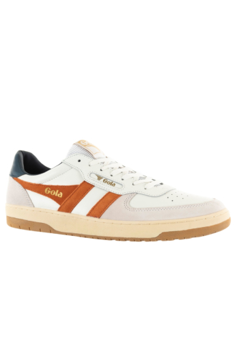 Baskets basses gola hawk white/moody orange/navy