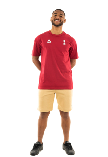 Tee shirt le coq sportif efro 24 rio red