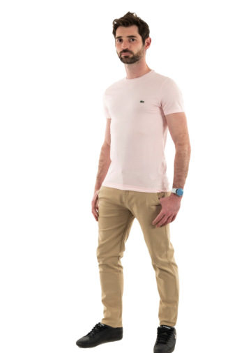 Tee shirt lacoste th6709 t03 flamant