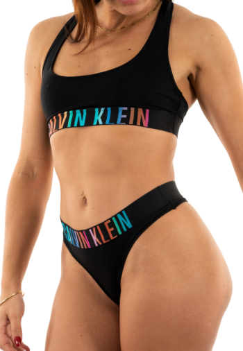 Culottes et strings calvin klein jeans 000qf7833e ub1 black w/ ombre pride wb