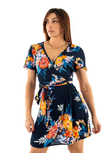 Robe superdry printed mini wrap 2kd anemore navy