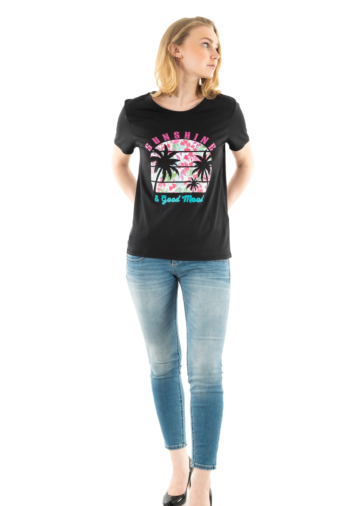 Tee shirt only power black