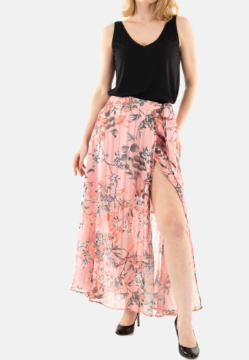 Jupe guess jeans vanna p6bq eucalyptus floral pr