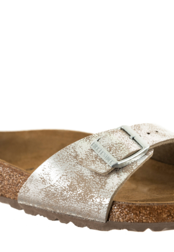 Sandales - nu-pieds birkenstock madrid regular syn washed metallic silver