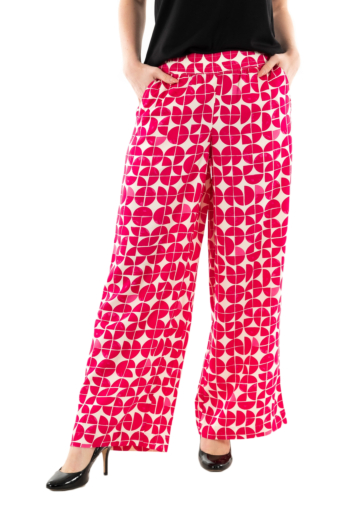 Pantalons ichi nasreen 202937 love potion graphic aop