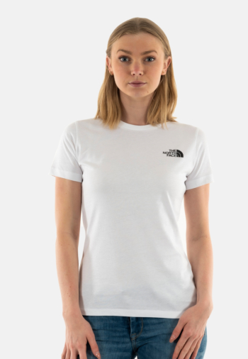 Tee shirt the north face women’s s/s box nse slim tee fn41 white