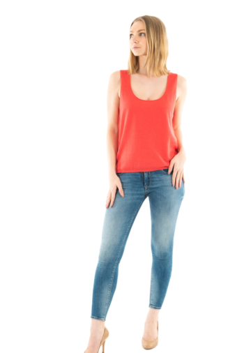 Débardeurs grace & mila mouchoir_12539 corail