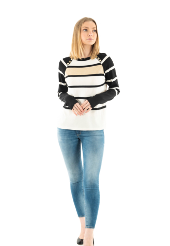 Pull léger lola casademunt ls2411005 2n0 negro-crudo