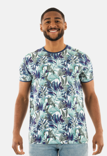 Tee shirt Benson & Cherry signature vert-deau