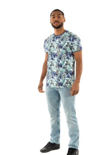 Tee shirt Benson & Cherry signature vert-deau