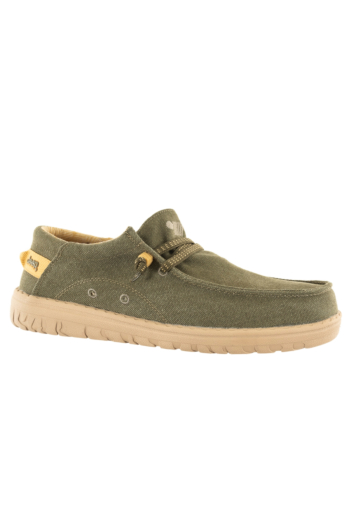 Chaussures bateau jeep samoa wallabee 020 military