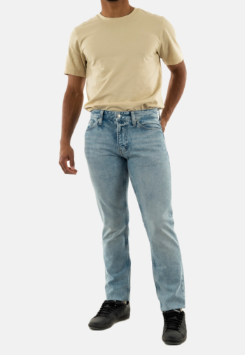 Jeans calvin klein jeans authentic straight 1aa denim light